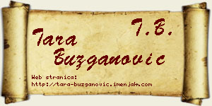 Tara Buzganović vizit kartica